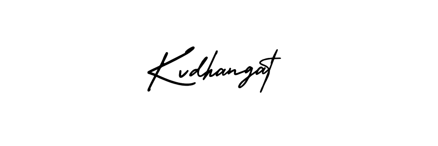 Create a beautiful signature design for name Kvdhangat. With this signature (AmerikaSignatureDemo-Regular) fonts, you can make a handwritten signature for free. Kvdhangat signature style 3 images and pictures png