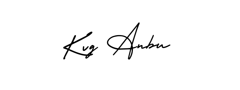 Make a beautiful signature design for name Kvg Anbu. Use this online signature maker to create a handwritten signature for free. Kvg Anbu signature style 3 images and pictures png