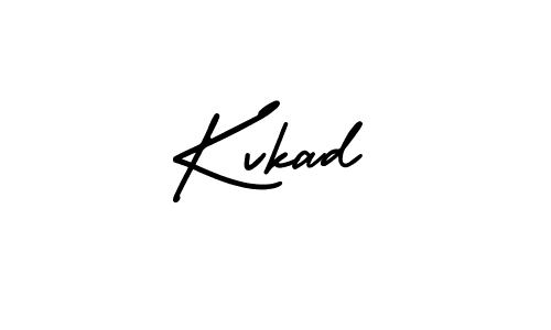 Kvkad stylish signature style. Best Handwritten Sign (AmerikaSignatureDemo-Regular) for my name. Handwritten Signature Collection Ideas for my name Kvkad. Kvkad signature style 3 images and pictures png