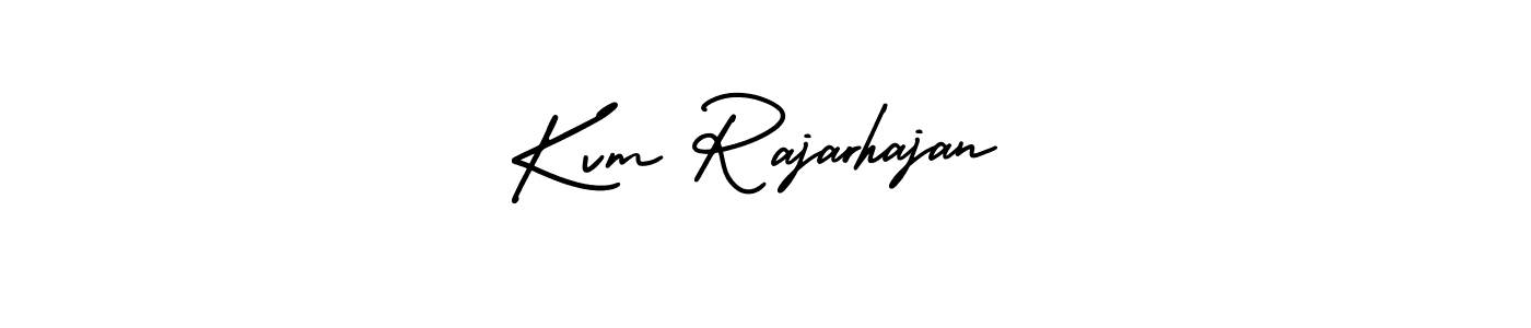 Make a beautiful signature design for name Kvm Rajarhajan. Use this online signature maker to create a handwritten signature for free. Kvm Rajarhajan signature style 3 images and pictures png