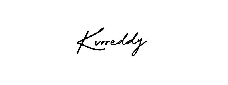 The best way (AmerikaSignatureDemo-Regular) to make a short signature is to pick only two or three words in your name. The name Kvrreddy include a total of six letters. For converting this name. Kvrreddy signature style 3 images and pictures png