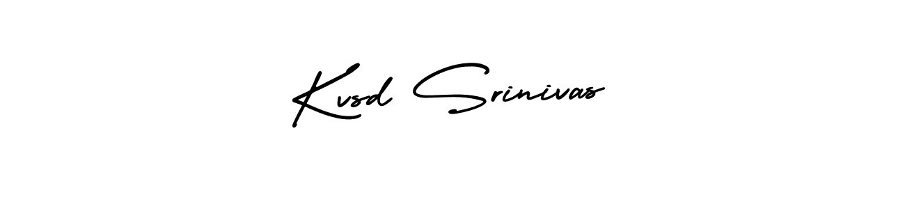 Create a beautiful signature design for name Kvsd Srinivas. With this signature (AmerikaSignatureDemo-Regular) fonts, you can make a handwritten signature for free. Kvsd Srinivas signature style 3 images and pictures png