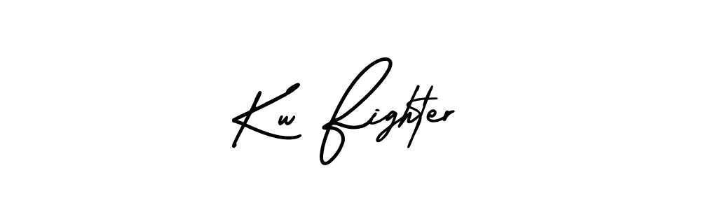 Use a signature maker to create a handwritten signature online. With this signature software, you can design (AmerikaSignatureDemo-Regular) your own signature for name Kw Fighter. Kw Fighter signature style 3 images and pictures png