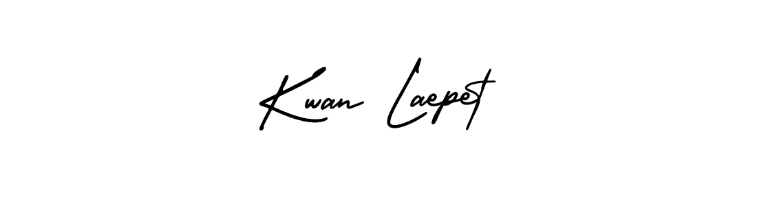 Also You can easily find your signature by using the search form. We will create Kwan Laepet name handwritten signature images for you free of cost using AmerikaSignatureDemo-Regular sign style. Kwan Laepet signature style 3 images and pictures png