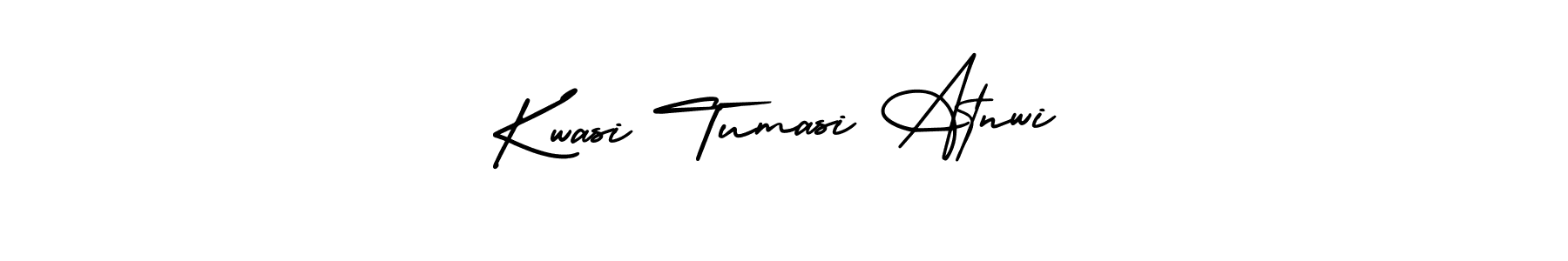 if you are searching for the best signature style for your name Kwasi Tumasi Atnwi. so please give up your signature search. here we have designed multiple signature styles  using AmerikaSignatureDemo-Regular. Kwasi Tumasi Atnwi signature style 3 images and pictures png