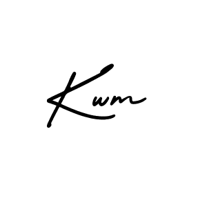 You should practise on your own different ways (AmerikaSignatureDemo-Regular) to write your name (Kwm) in signature. don't let someone else do it for you. Kwm signature style 3 images and pictures png