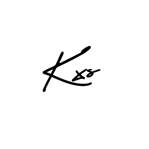 Design your own signature with our free online signature maker. With this signature software, you can create a handwritten (AmerikaSignatureDemo-Regular) signature for name Kxs. Kxs signature style 3 images and pictures png