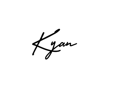 Also we have Kyan name is the best signature style. Create professional handwritten signature collection using AmerikaSignatureDemo-Regular autograph style. Kyan signature style 3 images and pictures png