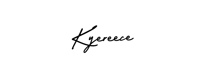 You can use this online signature creator to create a handwritten signature for the name Kyereece. This is the best online autograph maker. Kyereece signature style 3 images and pictures png