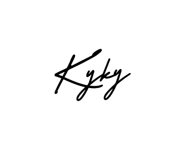 This is the best signature style for the Kyky name. Also you like these signature font (AmerikaSignatureDemo-Regular). Mix name signature. Kyky signature style 3 images and pictures png