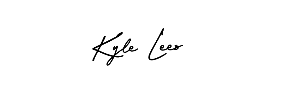 Make a beautiful signature design for name Kyle Lees. With this signature (AmerikaSignatureDemo-Regular) style, you can create a handwritten signature for free. Kyle Lees signature style 3 images and pictures png