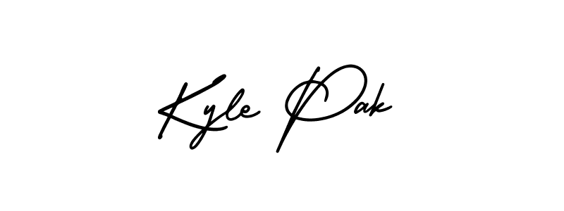 Here are the top 10 professional signature styles for the name Kyle Pak. These are the best autograph styles you can use for your name. Kyle Pak signature style 3 images and pictures png