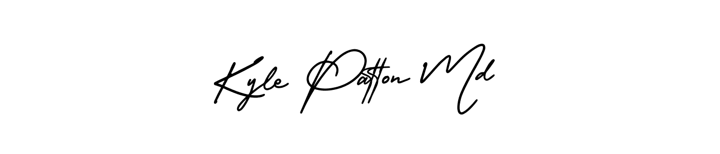 Make a beautiful signature design for name Kyle Patton Md. With this signature (AmerikaSignatureDemo-Regular) style, you can create a handwritten signature for free. Kyle Patton Md signature style 3 images and pictures png