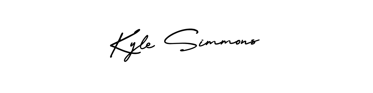 if you are searching for the best signature style for your name Kyle Simmons. so please give up your signature search. here we have designed multiple signature styles  using AmerikaSignatureDemo-Regular. Kyle Simmons signature style 3 images and pictures png