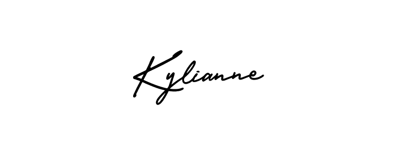 Best and Professional Signature Style for Kylianne. AmerikaSignatureDemo-Regular Best Signature Style Collection. Kylianne signature style 3 images and pictures png