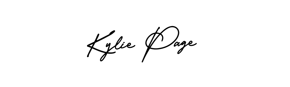 Design your own signature with our free online signature maker. With this signature software, you can create a handwritten (AmerikaSignatureDemo-Regular) signature for name Kylie Page. Kylie Page signature style 3 images and pictures png