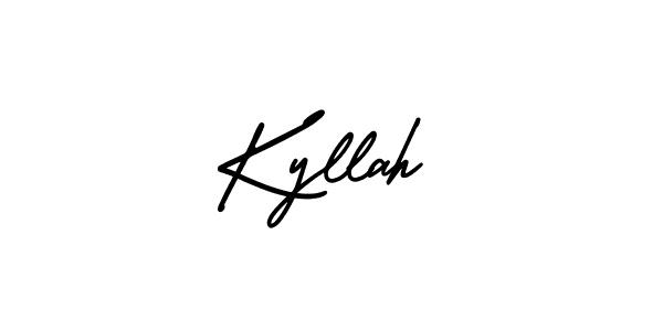 if you are searching for the best signature style for your name Kyllah. so please give up your signature search. here we have designed multiple signature styles  using AmerikaSignatureDemo-Regular. Kyllah signature style 3 images and pictures png