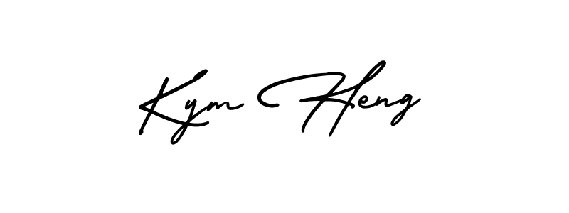 Best and Professional Signature Style for Kym Heng. AmerikaSignatureDemo-Regular Best Signature Style Collection. Kym Heng signature style 3 images and pictures png