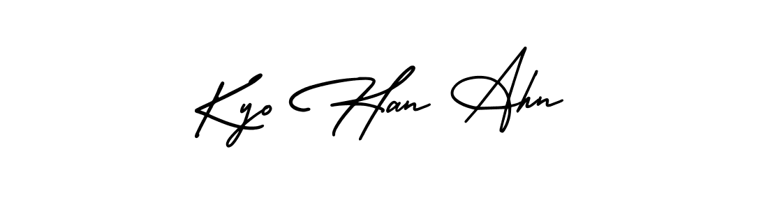 You can use this online signature creator to create a handwritten signature for the name Kyo Han Ahn. This is the best online autograph maker. Kyo Han Ahn signature style 3 images and pictures png