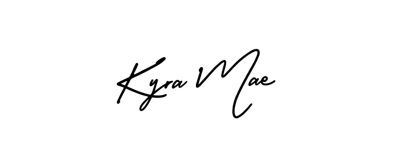 Design your own signature with our free online signature maker. With this signature software, you can create a handwritten (AmerikaSignatureDemo-Regular) signature for name Kyra Mae. Kyra Mae signature style 3 images and pictures png