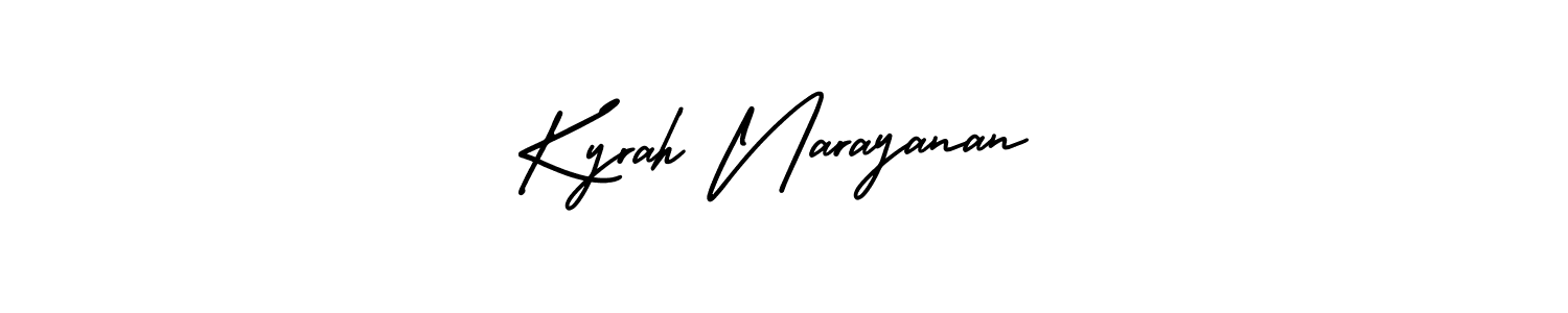 Make a beautiful signature design for name Kyrah Narayanan. Use this online signature maker to create a handwritten signature for free. Kyrah Narayanan signature style 3 images and pictures png