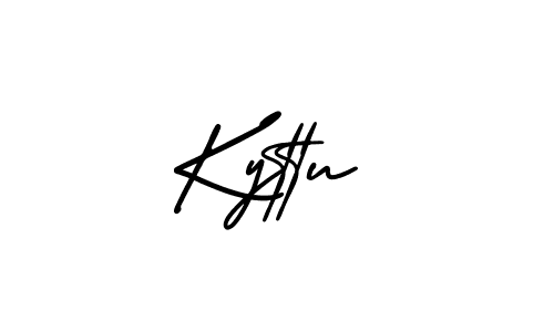 Create a beautiful signature design for name Kyttu. With this signature (AmerikaSignatureDemo-Regular) fonts, you can make a handwritten signature for free. Kyttu signature style 3 images and pictures png