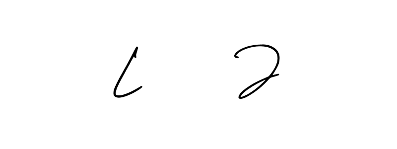 How to make L      J signature? AmerikaSignatureDemo-Regular is a professional autograph style. Create handwritten signature for L      J name. L      J signature style 3 images and pictures png