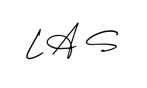 It looks lik you need a new signature style for name L A S. Design unique handwritten (AmerikaSignatureDemo-Regular) signature with our free signature maker in just a few clicks. L A S signature style 3 images and pictures png