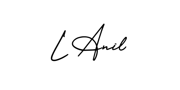 Here are the top 10 professional signature styles for the name L Anil. These are the best autograph styles you can use for your name. L Anil signature style 3 images and pictures png