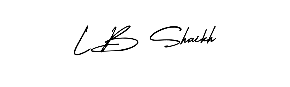 You can use this online signature creator to create a handwritten signature for the name L B Shaikh. This is the best online autograph maker. L B Shaikh signature style 3 images and pictures png
