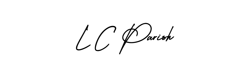 Check out images of Autograph of L C Parish name. Actor L C Parish Signature Style. AmerikaSignatureDemo-Regular is a professional sign style online. L C Parish signature style 3 images and pictures png