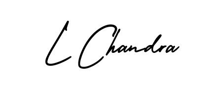 Master the art of signing with L Chandra written in fluent AmerikaSignatureDemo-Regular script. A great template to practice and refine your handwriting. L Chandra signature style 3 images and pictures png