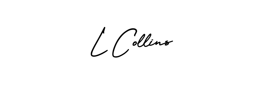 How to make L Collins signature? AmerikaSignatureDemo-Regular is a professional autograph style. Create handwritten signature for L Collins name. L Collins signature style 3 images and pictures png