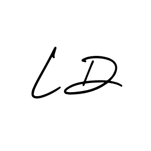 Check out images of Autograph of L D name. Actor L D Signature Style. AmerikaSignatureDemo-Regular is a professional sign style online. L D signature style 3 images and pictures png