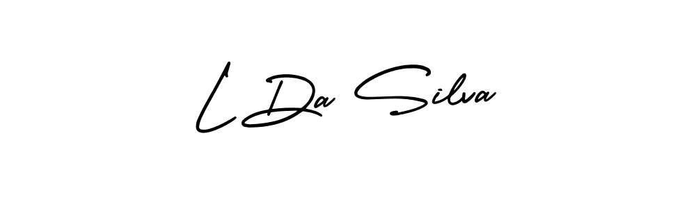 Make a beautiful signature design for name L Da Silva. With this signature (AmerikaSignatureDemo-Regular) style, you can create a handwritten signature for free. L Da Silva signature style 3 images and pictures png