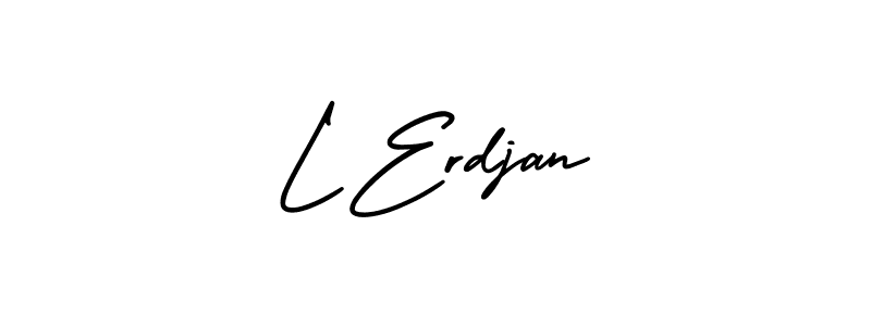You can use this online signature creator to create a handwritten signature for the name L Erdjan. This is the best online autograph maker. L Erdjan signature style 3 images and pictures png
