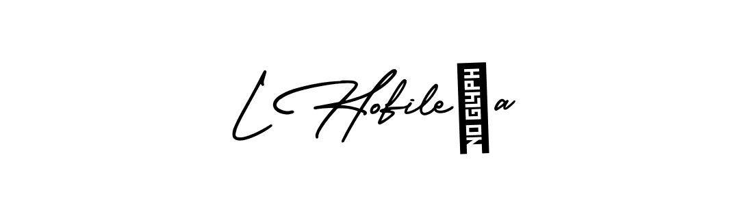 You can use this online signature creator to create a handwritten signature for the name L HofileÑa. This is the best online autograph maker. L HofileÑa signature style 3 images and pictures png