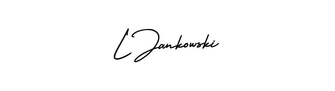 Once you've used our free online signature maker to create your best signature AmerikaSignatureDemo-Regular style, it's time to enjoy all of the benefits that L Jankowski name signing documents. L Jankowski signature style 3 images and pictures png