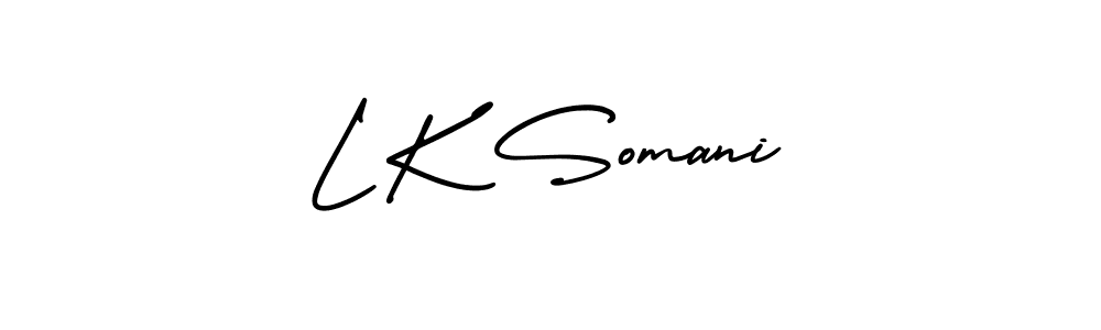 Here are the top 10 professional signature styles for the name L K Somani. These are the best autograph styles you can use for your name. L K Somani signature style 3 images and pictures png