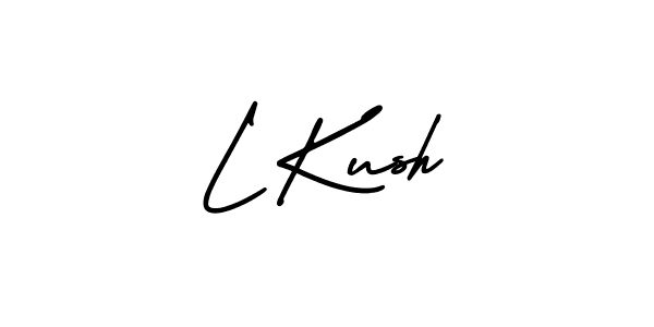 How to Draw L Kush signature style? AmerikaSignatureDemo-Regular is a latest design signature styles for name L Kush. L Kush signature style 3 images and pictures png