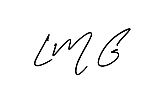 Similarly AmerikaSignatureDemo-Regular is the best handwritten signature design. Signature creator online .You can use it as an online autograph creator for name L M G. L M G signature style 3 images and pictures png