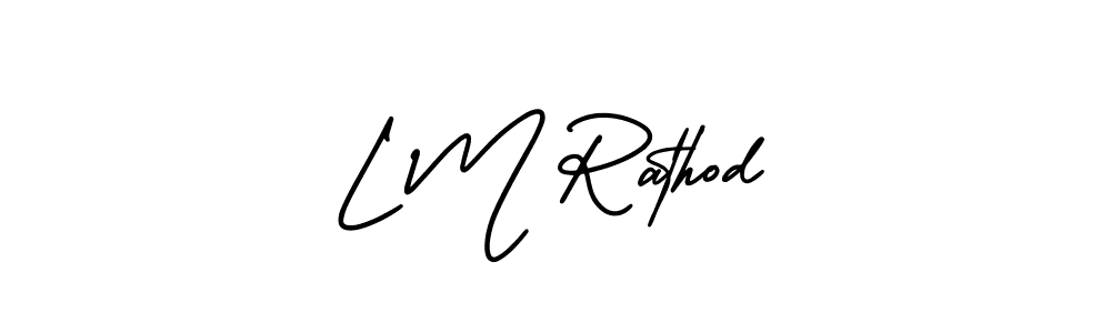 You can use this online signature creator to create a handwritten signature for the name L M Rathod. This is the best online autograph maker. L M Rathod signature style 3 images and pictures png