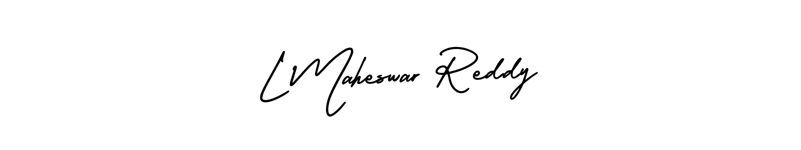 Best and Professional Signature Style for L Maheswar Reddy. AmerikaSignatureDemo-Regular Best Signature Style Collection. L Maheswar Reddy signature style 3 images and pictures png