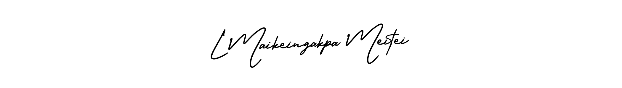 Also You can easily find your signature by using the search form. We will create L Maikeingakpa Meitei name handwritten signature images for you free of cost using AmerikaSignatureDemo-Regular sign style. L Maikeingakpa Meitei signature style 3 images and pictures png