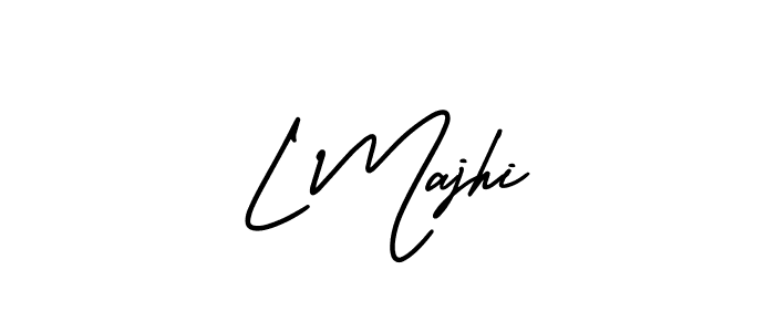 Create a beautiful signature design for name L Majhi. With this signature (AmerikaSignatureDemo-Regular) fonts, you can make a handwritten signature for free. L Majhi signature style 3 images and pictures png