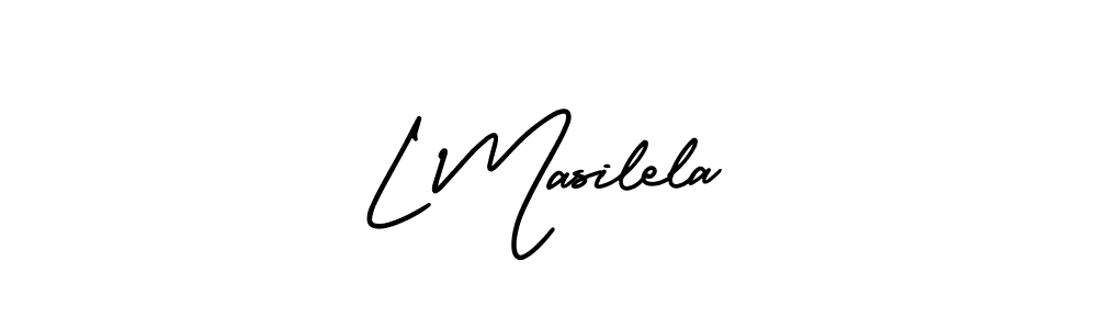 How to Draw L Masilela signature style? AmerikaSignatureDemo-Regular is a latest design signature styles for name L Masilela. L Masilela signature style 3 images and pictures png