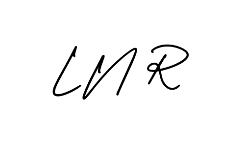 Best and Professional Signature Style for L N R. AmerikaSignatureDemo-Regular Best Signature Style Collection. L N R signature style 3 images and pictures png