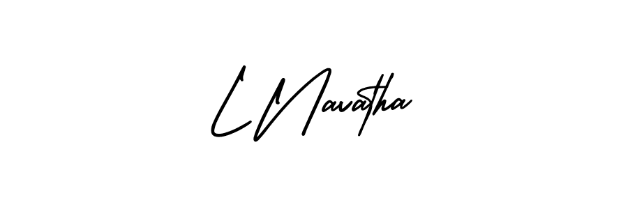 Make a short L Navatha signature style. Manage your documents anywhere anytime using AmerikaSignatureDemo-Regular. Create and add eSignatures, submit forms, share and send files easily. L Navatha signature style 3 images and pictures png