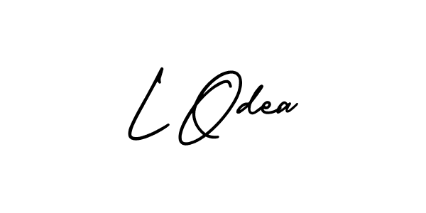 How to make L Odea signature? AmerikaSignatureDemo-Regular is a professional autograph style. Create handwritten signature for L Odea name. L Odea signature style 3 images and pictures png