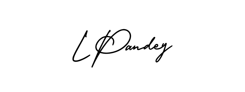 Best and Professional Signature Style for L Pandey. AmerikaSignatureDemo-Regular Best Signature Style Collection. L Pandey signature style 3 images and pictures png